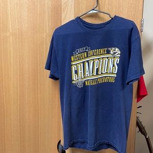 Nashville Predators 2017 Western Conference Champions shirt
